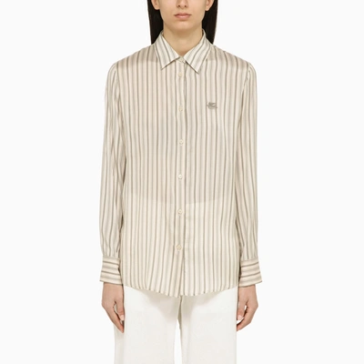 ETRO ETRO STRIPED SILK SHIRT