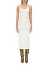Attico Midi Dress In White