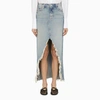 Mother The Ditcher Maxi Super Frayed Skirt