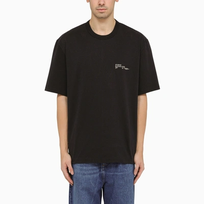 Studio Nicholson Logo-print Cotton T-shirt In Black