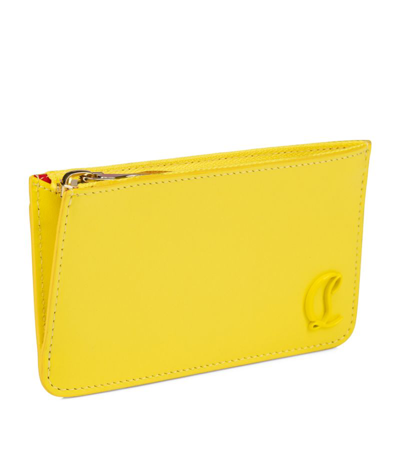 Christian Louboutin Loubi54 Leather Card Holder In Multi