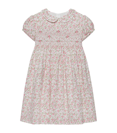 Trotters Kids' Rose Print Catherine Dress (2-5 Years) In Pink