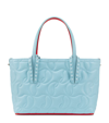 CHRISTIAN LOUBOUTIN CABATA EMBOSSED LEATHER TOTE BAG