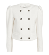 ALESSANDRA RICH BOUCLÉ DOUBLE-BREASTED JACKET