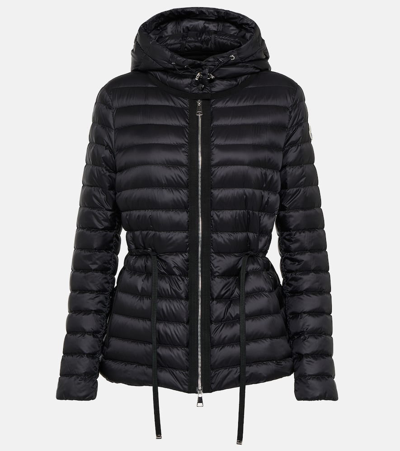 Moncler Raie Short Down Jacket In Black