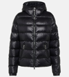 Moncler Gles Down Jacket With Hood In Black