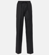 ISABEL MARANT LISKA VIRGIN WOOL WIDE-LEG PANTS