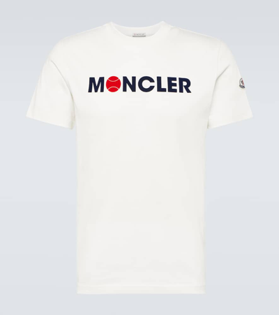 Moncler Cotton Jersey T-shirt In White