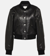 ISABEL MARANT ADRIEL LEATHER BOMBER JACKET