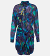 Isabel Marant Étoile Nueva Printed Cotton Shirt Dress In Multicoloured