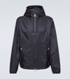 Moncler Etiache Hooded Windbreaker Jacket In Blue