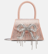 SELF-PORTRAIT THE BOW MICRO EMBELLISHED TOTE BAG