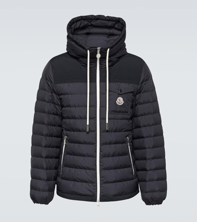 Moncler Colomb Quilted Down Jacket In Blue