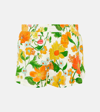 Stella Mccartney Shorts Garden In Orange