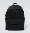 Moncler Pierrick Backpack Front Zip-fastening Pocket In Black