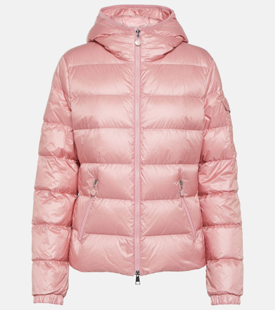 Moncler Pink Gles Down Jacket In Rosa