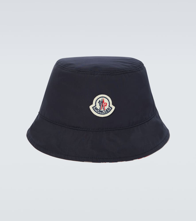 Moncler Reversible Logo Bucket Hat In Multi