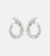 Yeprem 18kt Gold Earring With Diamonds In Silver