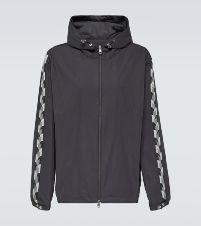 Moncler Moyse Techno Fabric Jacket In Black