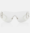 Dolce & Gabbana Re-edition Shield Sunglasses In White