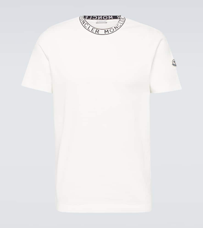 Moncler Cotton Jersey T-shirt In White