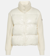 MONCLER DOWN-PANELED WOOL JACKET