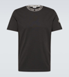 Moncler Short-sleeved Cotton T-shirt In Black