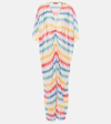 Missoni Twisted Metallic Crochet-knit Kaftan In Multicoloured