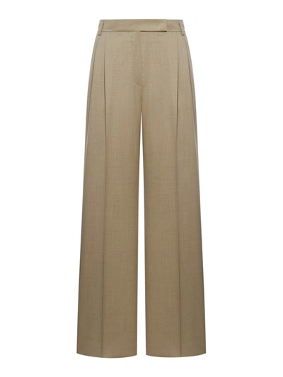 Max Mara Trousers In Nude & Neutrals