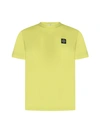 Stone Island T-shirts And Polos In Fluorescent Yellow