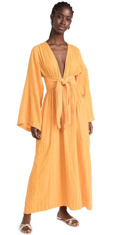 Mara Hoffman Blair Dress In Marigold