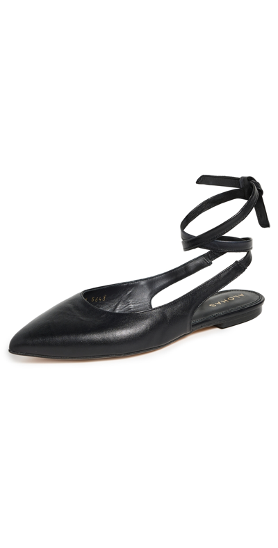 Alohas Ribbon Ballet Flats Black 37