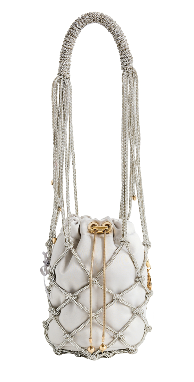 Rosantica Small Capri Bucket Bag In Silver