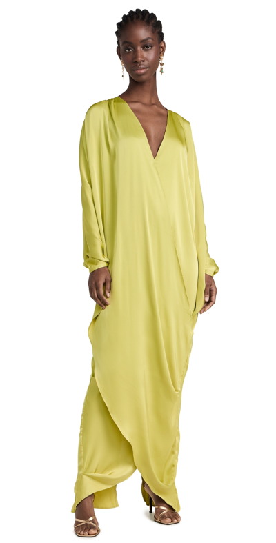 Andrea Iyamah Tibara Caftan Lime