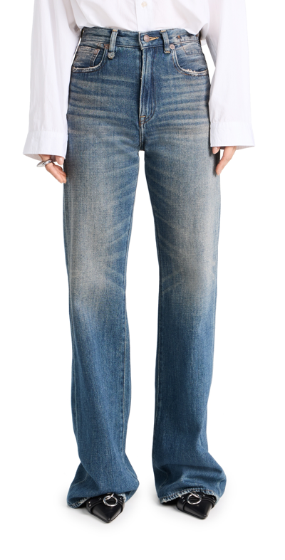 R13 Jane Jeans Dane Indigo 27 In Blue