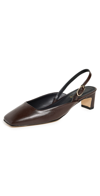 ALOHAS LINDY PUMPS COFFEE BROWN