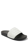 BRUNO MAGLI MAGNUS LEATHER SLIDE SANDAL