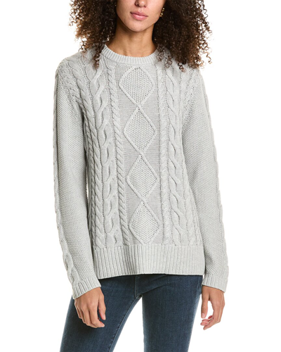 Alashan Cashmere Alashan Lucky League Cable Cashmere-blend Pullover In Grey