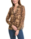 Anna Kay Metallic Top In Green