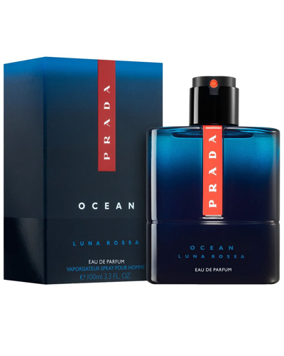 Prada Mens Luna Rossa Ocean Eau De Parfum Fragrance Collection In No Color