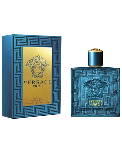 Versace Men's 3.4oz Eros Eau De Parfum Spray In White