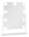 Zadro Hollywood Led Light Vanity Mirror In White