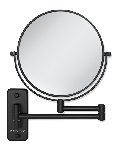 Zadro Dual Arm Wall Mount Mirror In Black