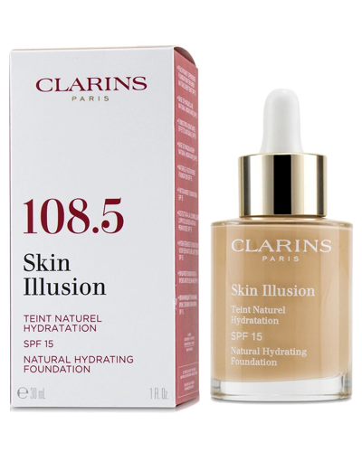 Clarins 1oz 108.5 Cahsew Skin Illusion Natural Hydrating Foundation In White