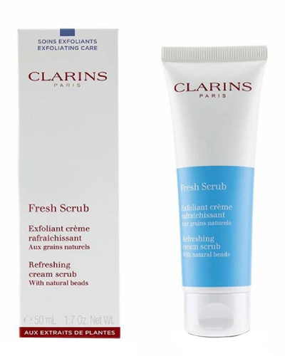 Clarins 1.7oz Fresh Scrub Refreshing Cream Scrub In White