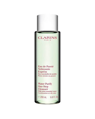 Clarins 6.8oz Water Purify One Step Cleanser With Mint In White