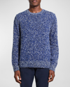 THEORY MEN'S MAUNO COTTON MELANGE CREWNECK SWEATER