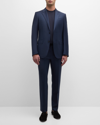 Zegna Men's Centoventimila Couture Suit In Navy Stripe