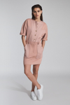 Reiss Emlyn - Pink Panel Detail Sweatshirt Dress, Us 8