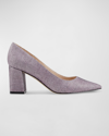 MARC FISHER LTD ZALA16 FABRIC BLOCK-HEEL PUMPS